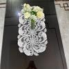 Вышитая скатерть овальная, вязаная крючком, подставки под тарелки, набор для чаепития, фруктовница, ваза, противоскользящая, рождественское, свадебное украшение для дома