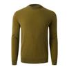 Men Cashmere Sweater Crewneck Solid Color Knited