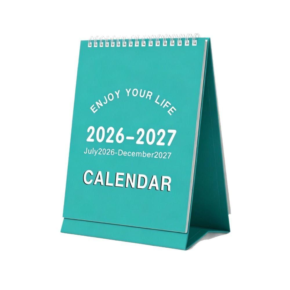Monthly Planner Mini Desktop Calendar Portable Memo Planner Standing Desk Calendar Desk Decoration