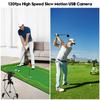 120fps USB Camera ELP 4K Webcam Golf Swing 3X Manual Optical Zoom Lens 12 Megapixel USB Webcam Lightburn Plug and Play for Raspberry Pi Windows Mac OS