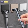 Bathroom Shelf Razor Stand Wall Razor Holder Shower Razor Blade Holder Man Shaver Holder For Bathroom Hook Hanger Shaving Holder