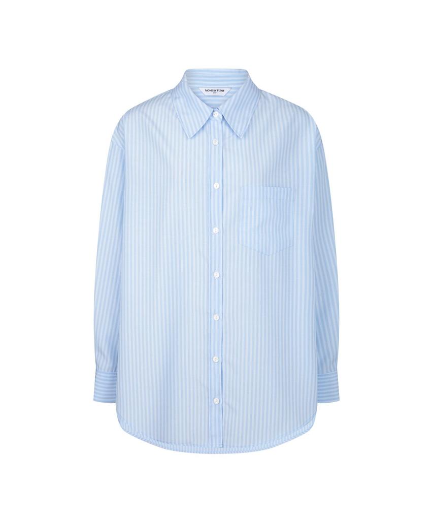 MONDAYFLOW Vacation Two-Way Shirt_Light Blue