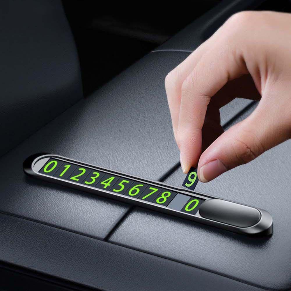 Знак Принадлежности для Парковки Автомобилей Карточка с Номером Телефона Светящаяся Табличка с Номером Телефона Карточка для Временной Парковки