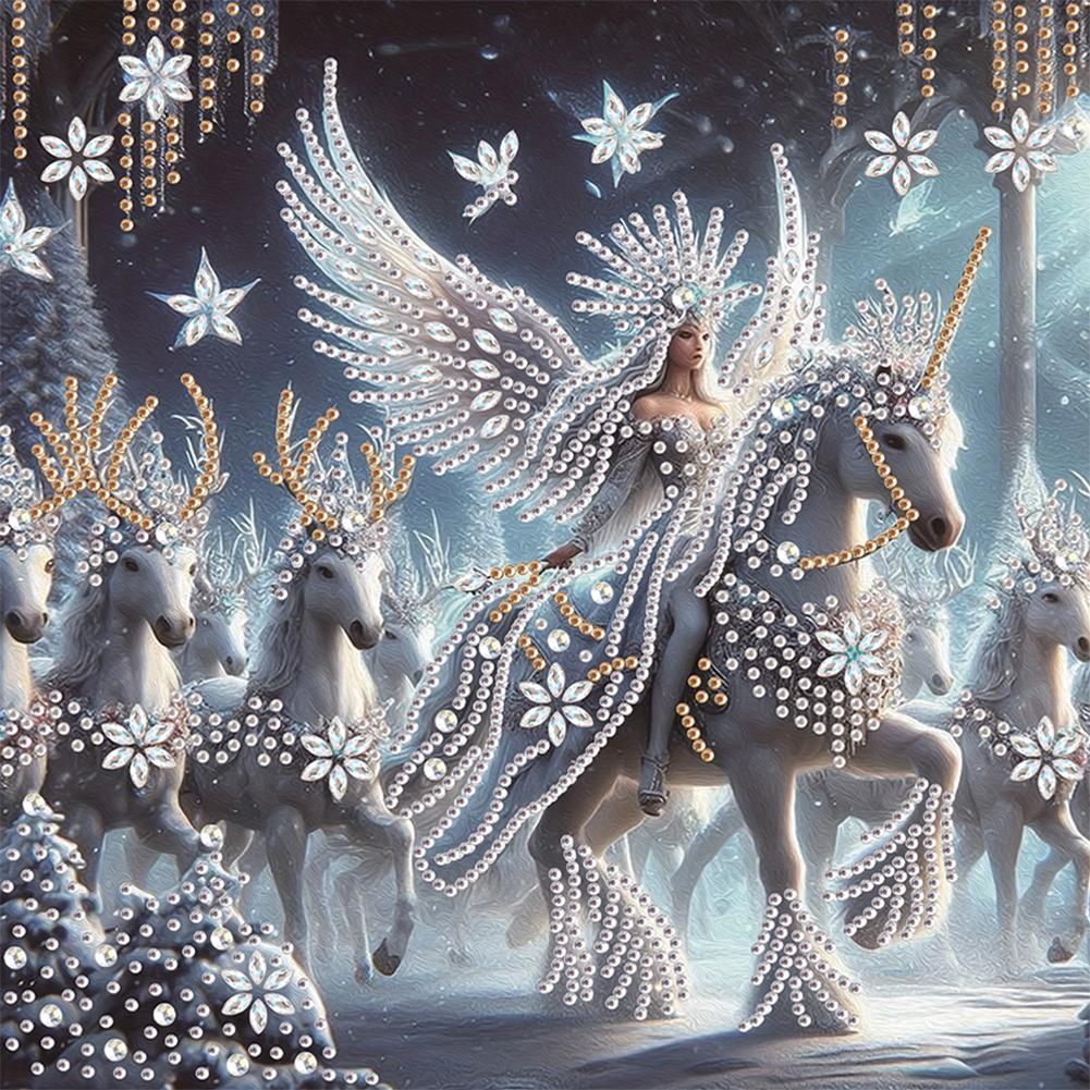 Ангел 5D DIY Специальная Форма Кристалл Частичная Алмазная Мозаика Набор Декор Стены Дома