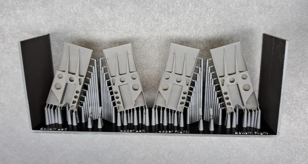 Kopecky Scale Models General Dynamics Fighting Falcon Воздушный тормоз Пластиковые детали для сборной модели KOM32054 1/32 F-16 (для Тамии)