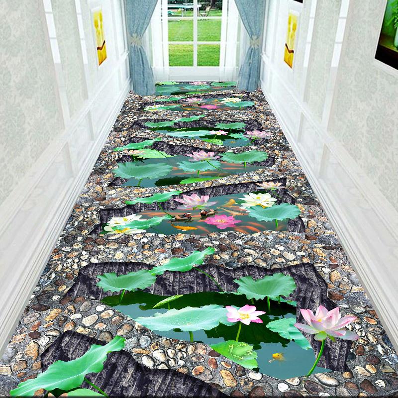 Hotel Carpet Floor Mat Entrance Hallway Corridor Staircase 3D Long Strip Home Carpet