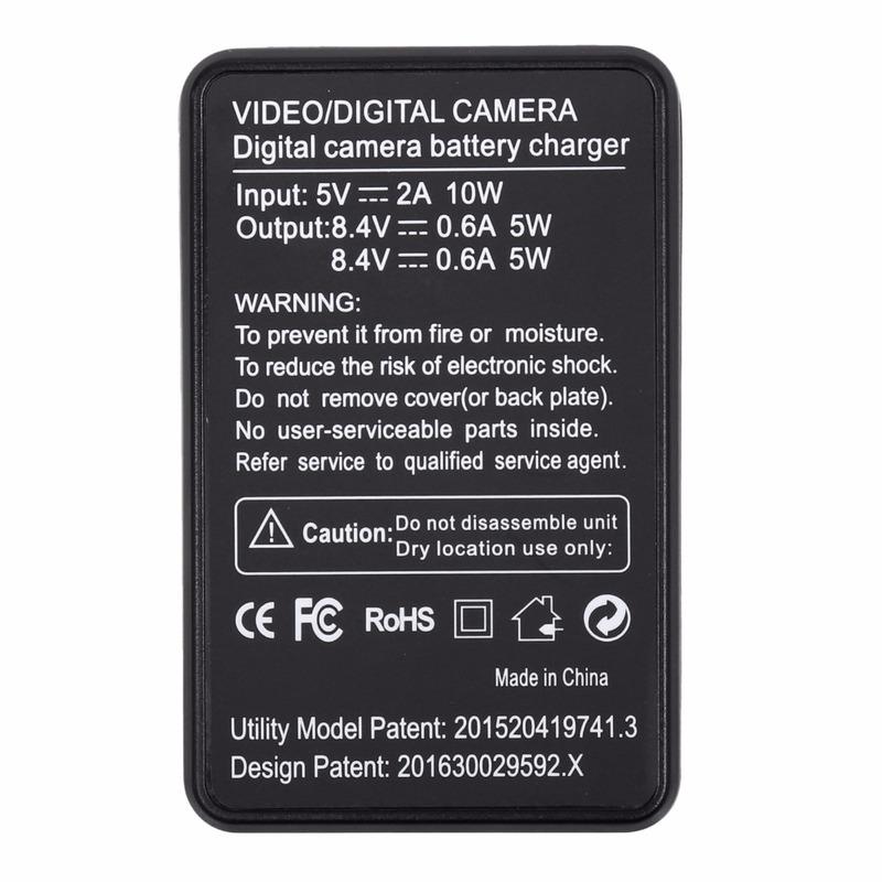 Probty BLH-1 USB LCD Dual Charger for Olympus BLH-1 OM-D E-M1 Mark II, OM-D E-M1 Mark III, OM-D E-M1X, BCH-1, HLD-9 camera