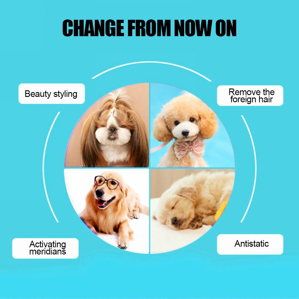 For Long Small Hair Dog Double-Sided For Cat Dog Hair Remover Easy Deshedding Brush Pet Hair Comb For Cat Grooming Tool Pet Products