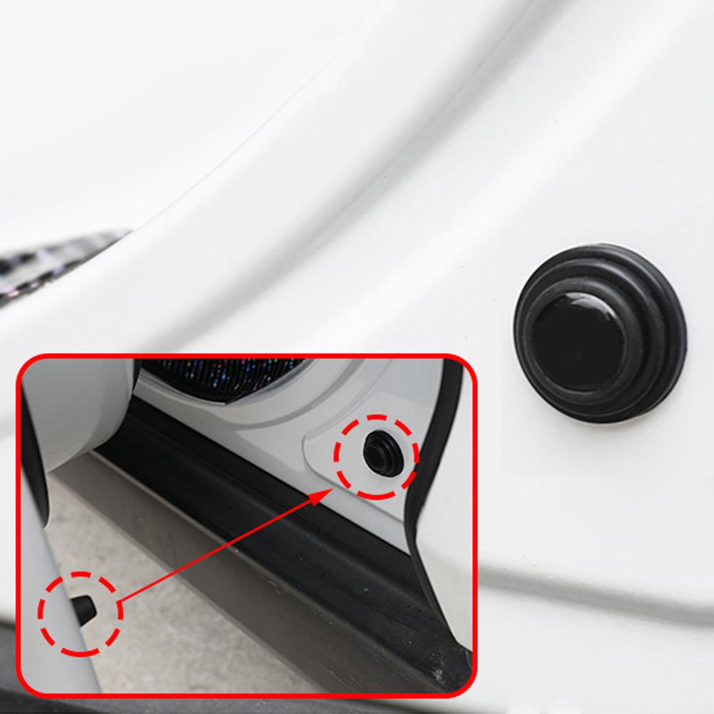 10Pcs Car Door Shockproof Pad Silent Gasket Shock-absorbing Stickers for Trunk Sound Insulation Pads Thickening Cushion