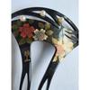 Used Japanese accessories, hair ornaments, hair ornaments, maki-e style, floral patterns, pearls