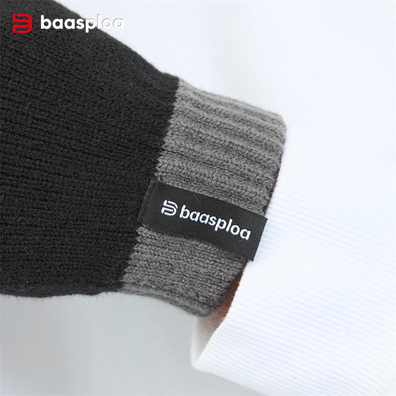 BAASPLOA Зимние перчатки теплые удобные модные универсальные мужские и женские перчатки для отдыха на открытом воздухе с защитой от замерзания