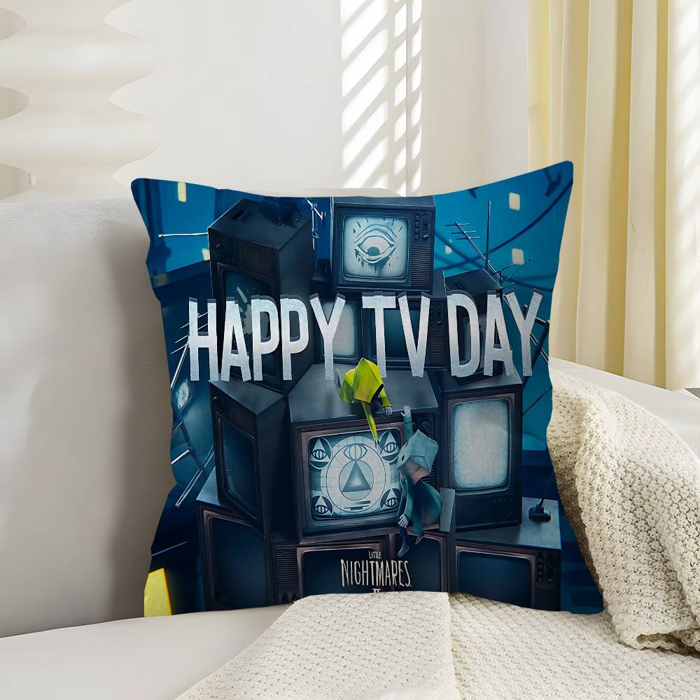 Game L-Little Anime N-Nightmares Pillow Anime Pillow Sofa Bed Head Pillow Cover Cushion Cover 45X45 Cm Fashion