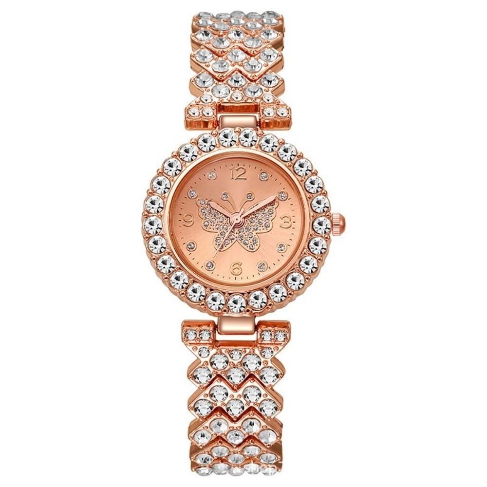 Diamond Decoration Diamond Watch Butterfly Surface Design Butterfly Surface Watch For Women