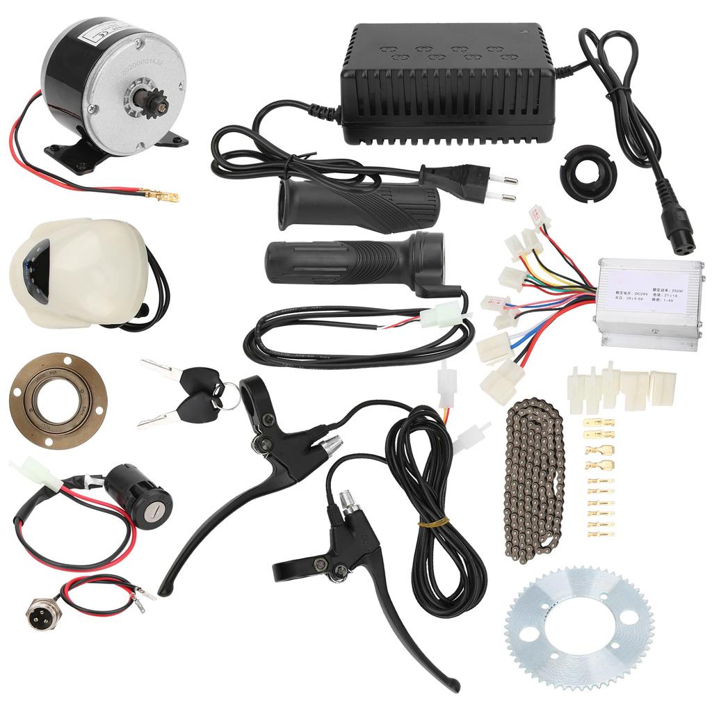 14PcsSet 24V250W DIY Electric Bicycle Conversion High Speed Accessory Kit