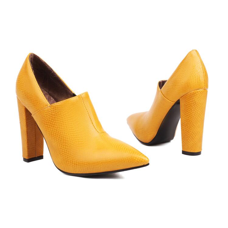 Женские туфли-лодочки на тонком высоком каблуке с острым носком, модная вечерняя обувь на молнии, весенне-осенняя обувь, черный, белый, желтый, красный, 34-43