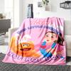Custom Name Ms. Rachel Theme Printed Blanket - Perfect for Couch, Bed, Travel & Outdoor Use | Machine Washable, Cozy & Durable.