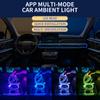 5M Car Ambient Light APP Control Dashboard Center Console Colorful LED Strip Interior Decorative Lamps Atmosphere Light
