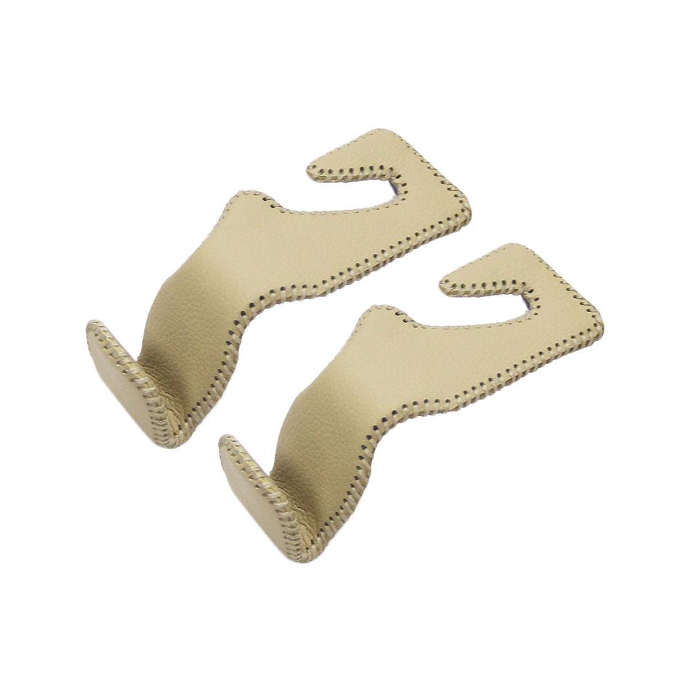 Держатель для хранения для автомобильных подголовников, крючки, подвесные кошельки, автозастежка, органайзер на заднее сиденье, искусственная кожа, задняя стойка