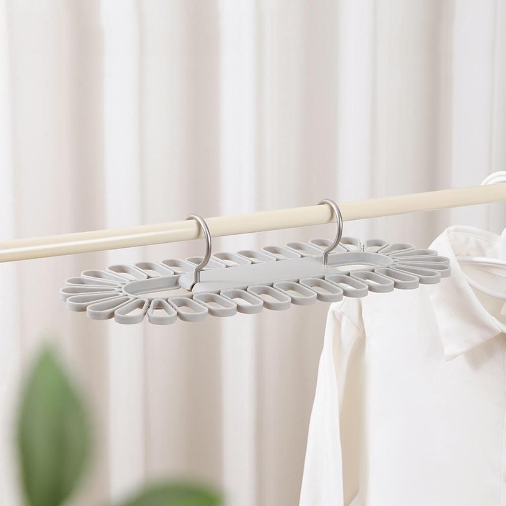 Folding Socks Drying Rack with 32 Clips Underwear Hanging Clip Durable Clothes Hanger