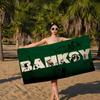 Banksy Graffiti Beach Towel Colorful Bath Towels for Girl Microfiber Quick Dry Custom Sand Free Beach Yoga Spa Gym Pool