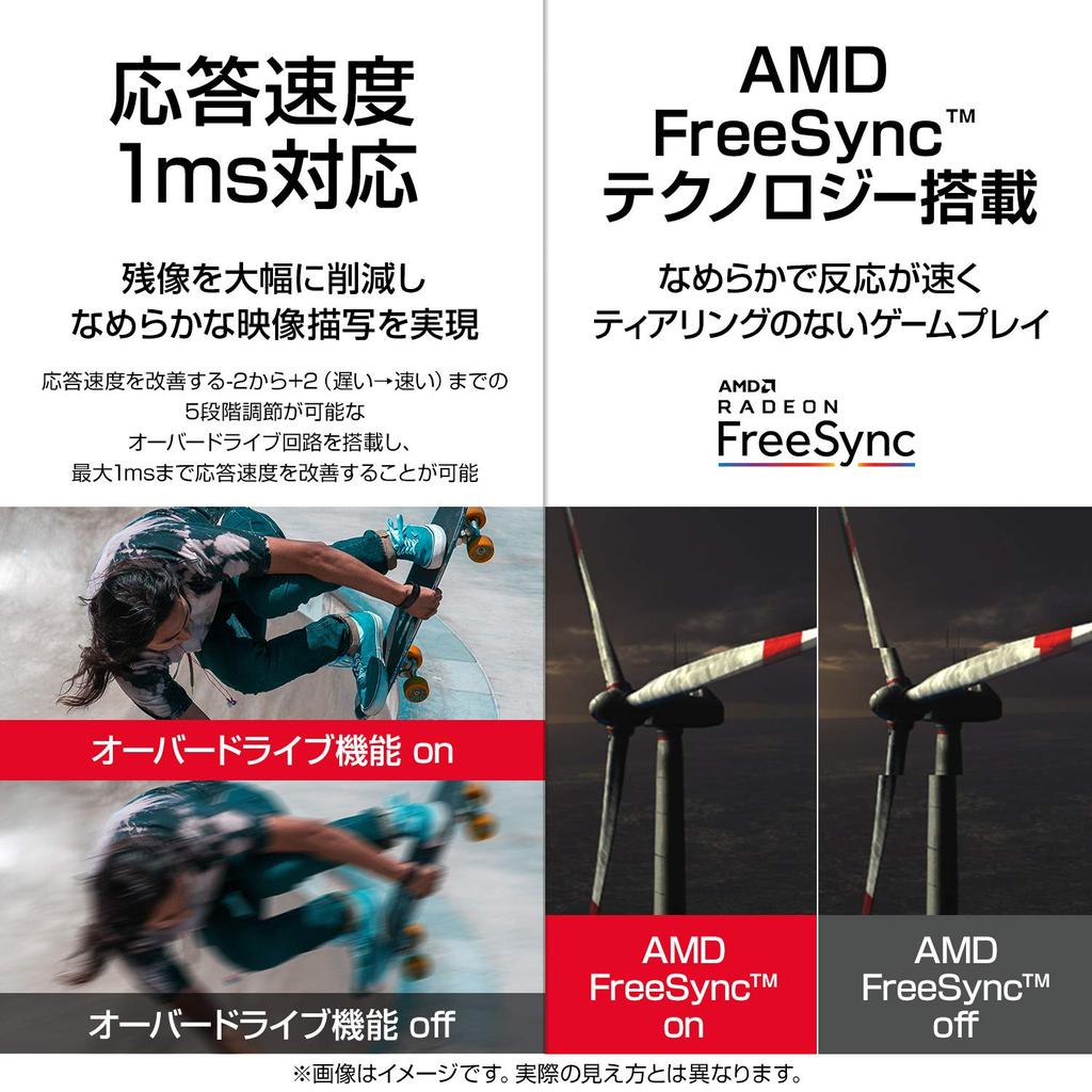 Mouse Computer Iiyama Gaming Monitor Display GB2560HSU-B2 (24.5 type/144Hz/1ms/lifting stand/Full HD/TN/DP, HDMI)