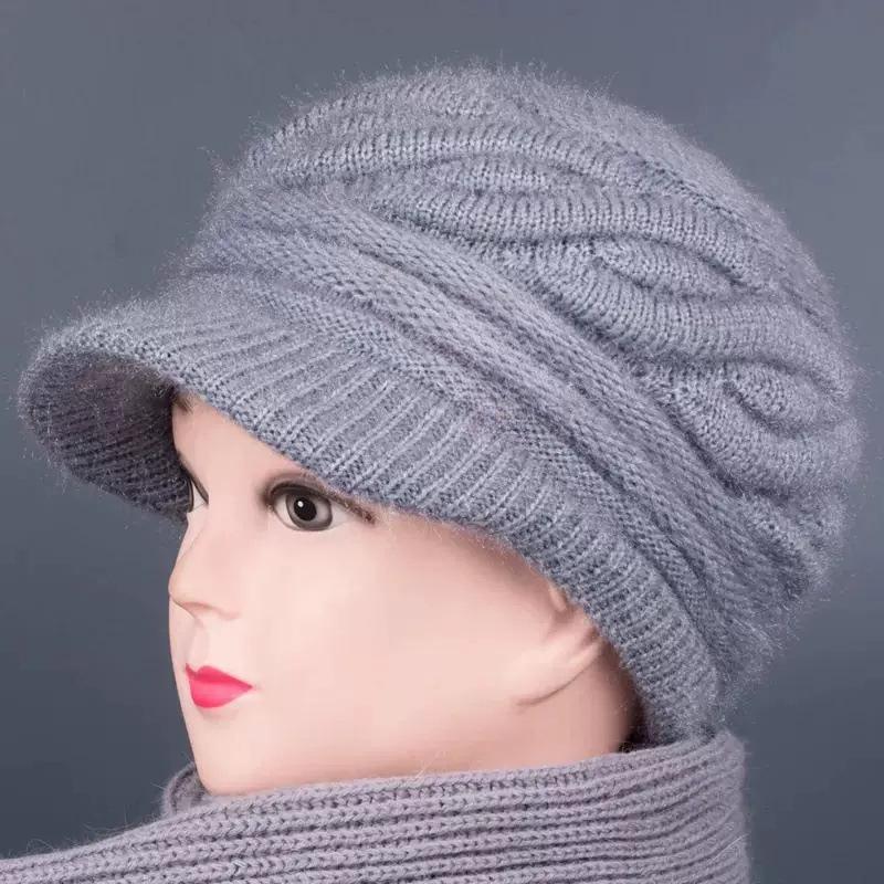 Ветрозащитная шапка на флисовой подкладке с защитой ушей для людей среднего и пожилого возраста - Теплая и стильная для осени и зимы