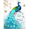5D DIY Diamond Embroidery Animal Peacock Cross Stitch Diamond Painting Full Round Drill Picture of Home Christmas Present