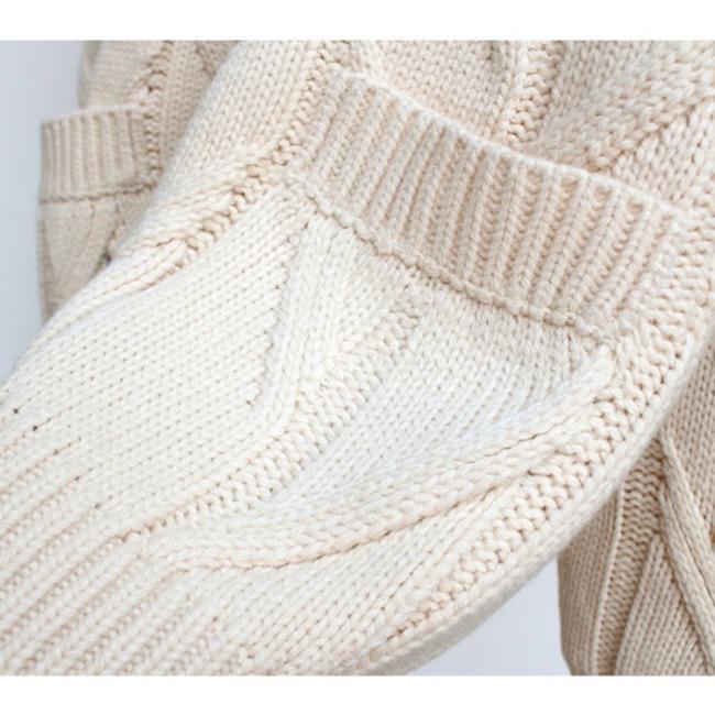 Autumn and Winter Women's Sweater Fashion Lazy Wind Embroidered Sweater Letter Design Loose Knitted Cardigan Jacket