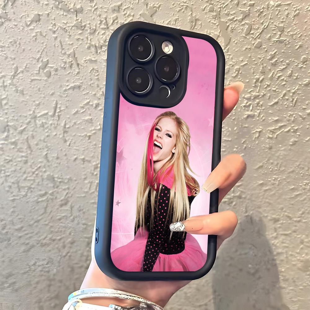 Singer Avril Lavigne Phone Case For IPhone 17 Pro Max 16 15 14 Pro Max IPhone 13 Pro Max 11 Plus Silicone Cover