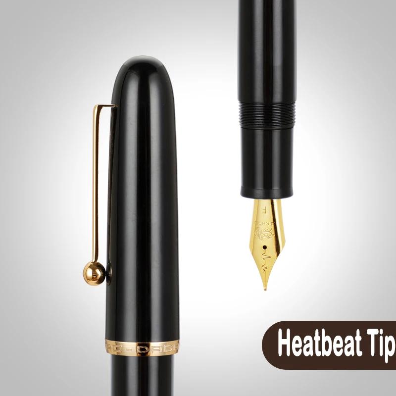 Jinhao 9016 Dadao Fountain Pen Acrylic Transparent Spin Pen EF/F/M Nib Writing Pens PK 9019 Stationery Office School Supplies