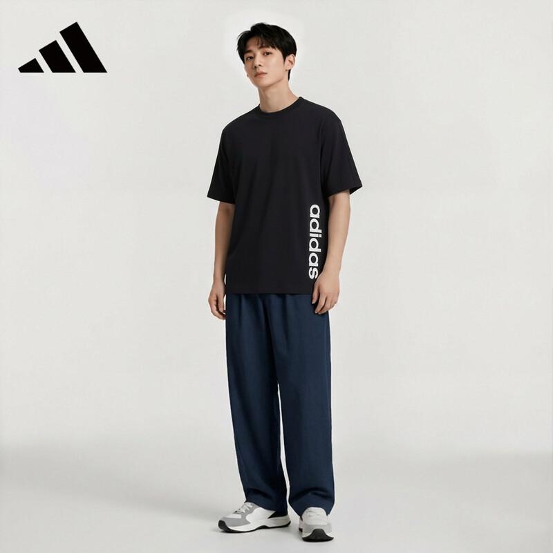 adidas Мужская повседневная спортивная футболка для улицы