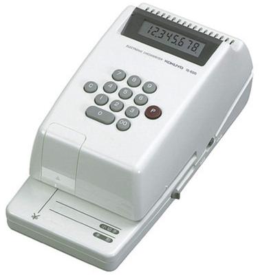 Электронный чековый чекописатель KOKUYO 8 цифр, печатный IS-E20
