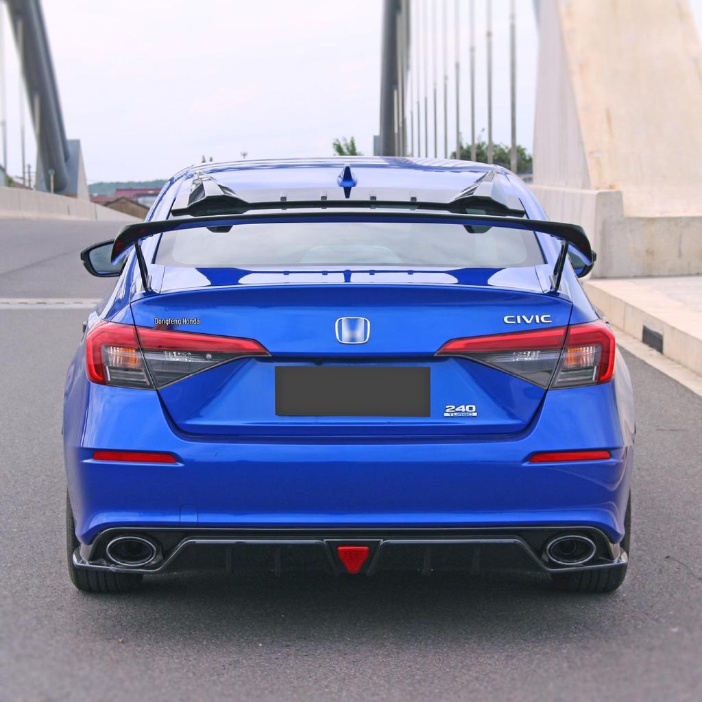 22- Civic Hatchback TR Одиннадцатого поколения, задний спойлер с креплениями – Неразрушающий верхний спойлер, дефлектор