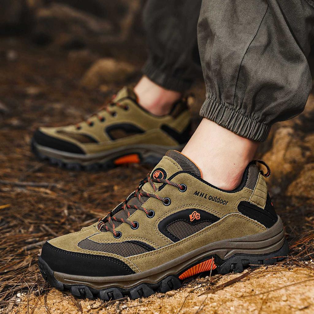 Winter Velvet Outdoor Sports Shoes Hiking Shoes Men's New Non-slip and Wear-resistant Hiking Men's Shoes