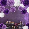 20/25/30cm Tissue Pom Poms Decorations Paper Pom Poms - for Bachelorette Baby Shower Girl Party Hanging Decor - 18 Piece Set