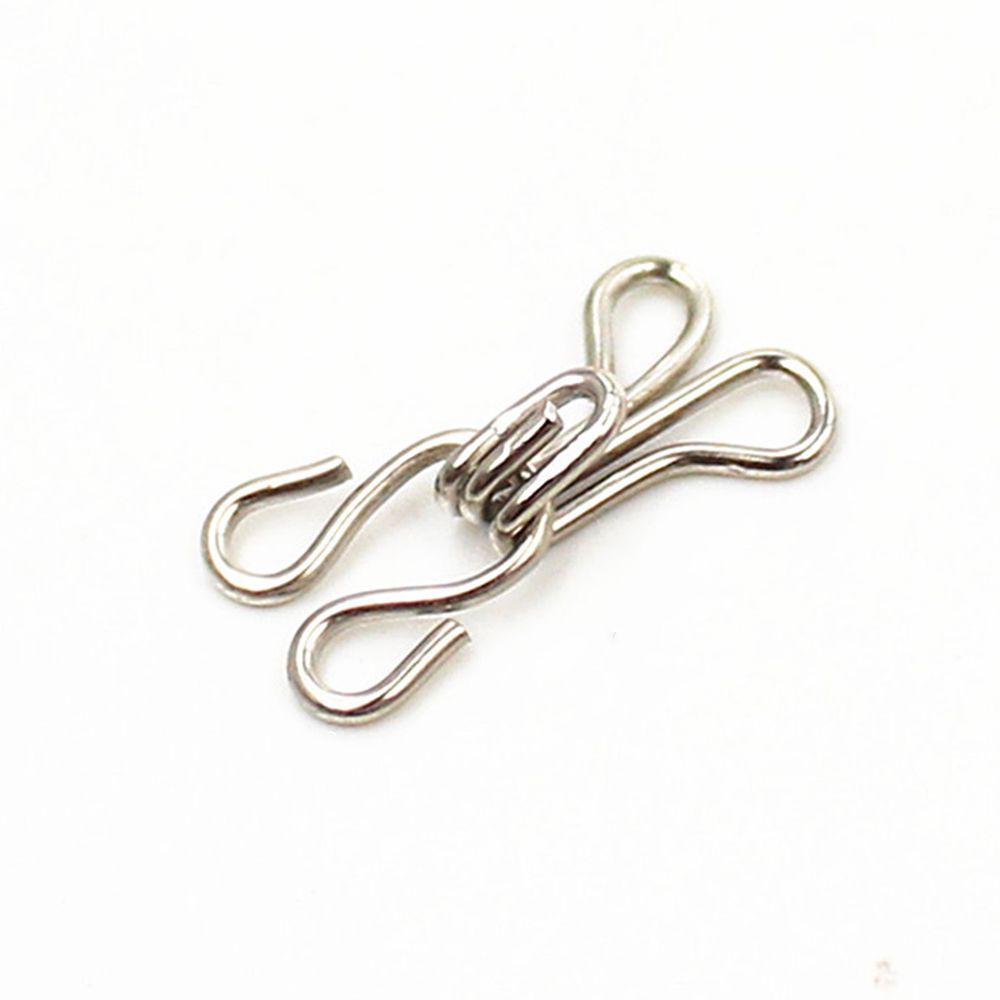 Garment Accessories Zinc Zinc Alloy DIY Jacket Hooks Replacement Craft Buckle Bra Buckle Sewing Hook and Eye