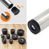 Plastic Pipe Inner Plug Black Furniture Adjustable Feet Dust Cover Nut Hole Plug  Table Chair