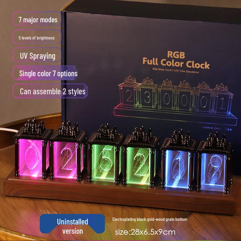 RGB Ламповый киберспортивный настольный будильник - Сделай сам Художественное украшение и подарок