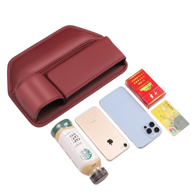 AFUHD1 Car Seat Gap Organizer Console Crevice Side Storage Box Gap Filler For Porsche Boxster Cayman Cayenne 911 Macan Panamera Styling