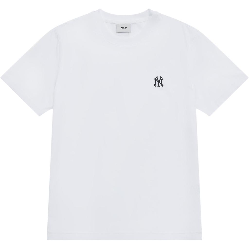 MLB New York Yankees Basic Collection SS25 T Shirt Unisex White 3ATSB0153-50WHS