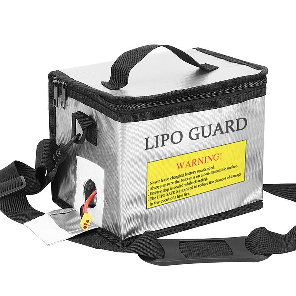 Огнестойкая защитная сумка Lipo Safe Взрывозащищенная защитная батарея Водонепроницаемая сумка с ручкой-молнией