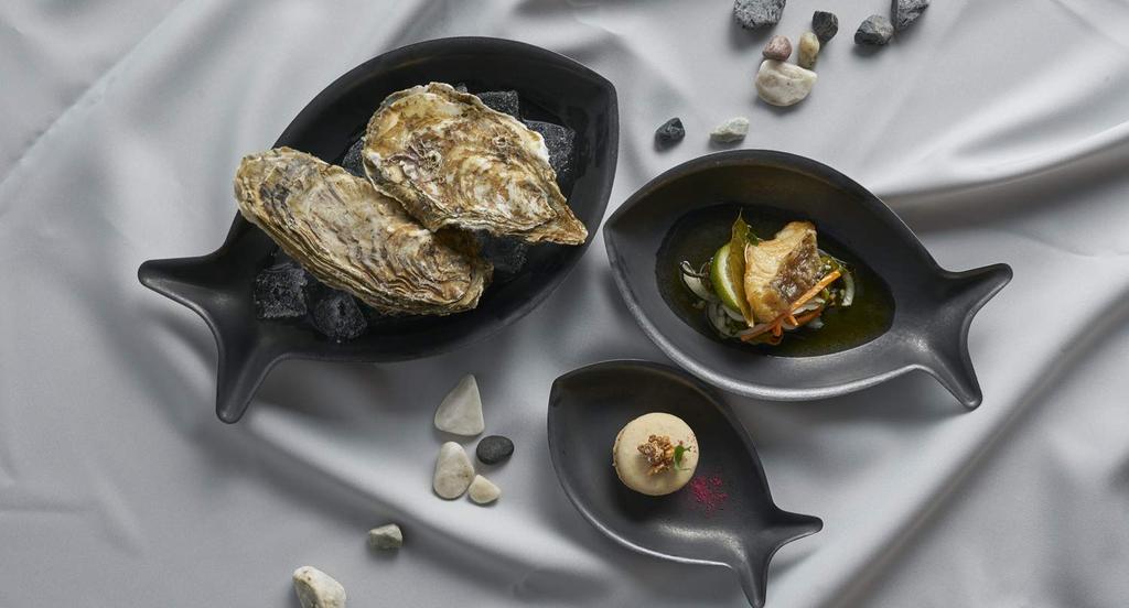 Black Vintage Inox Fish Plate, 160mm, Made in Japan, BLACK VINTAGEINOX, Ideal for Cafes and Restaurants, Fish-Shaped, Unbreakable, Dishwasher Safe