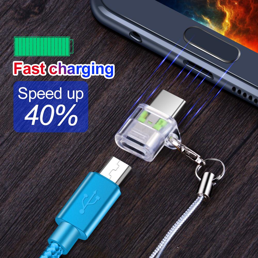 Тип-C USB-C Мужской к Micro USB Женский адаптер OTG Converter, подходит для Samsung, LG, Xiaomi и Redmi Huawei OnePlus для синхронизации данных зарядки