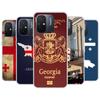 Georgia Flag Phone Case For Xiaomi Redmi 12 12C 10 10C 10A 9T 9C 9A 9 8 8A 7 7A 6 6A K20 K30 K40 Pro S2 Fundas Cover