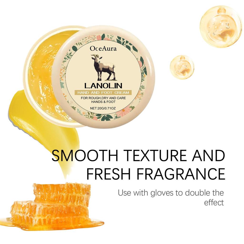 20 г Крем для ног против трещин Крем для восстановления потрескавшейся кожи Сухость Пятки с трещинами Шелушение Восстановление Маска для ног Питательный Смягчающий Увлажняющий Лосьон