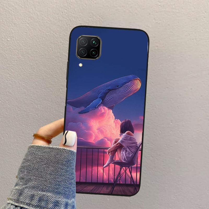Flying Whale Magical For Huawei Nova Y70 Y90 Y60 Y73 Y72 Y61 Y91 12s 12i 11i 8i 9 10 SE P40 Lite P60 P30 Pro Case