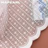 1 шт. NAPEARL 10-20% затемнение французский стиль свежий волнистый низ кружевная прозрачная занавеска для гостиной спальни балкона домашний декор