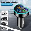 5 Ports Car Charger Lighter Fast Charging PD QC3.0 USB Type C Car Phone Charger Adapter For Iphone