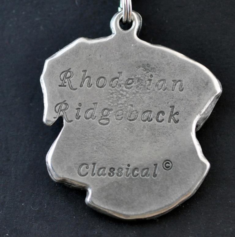Rhodesian Ridgeback, African Lionhound - Dog necklace in gift box, silver-plated locket for dog fan, striking pendant by Art-Dog brand