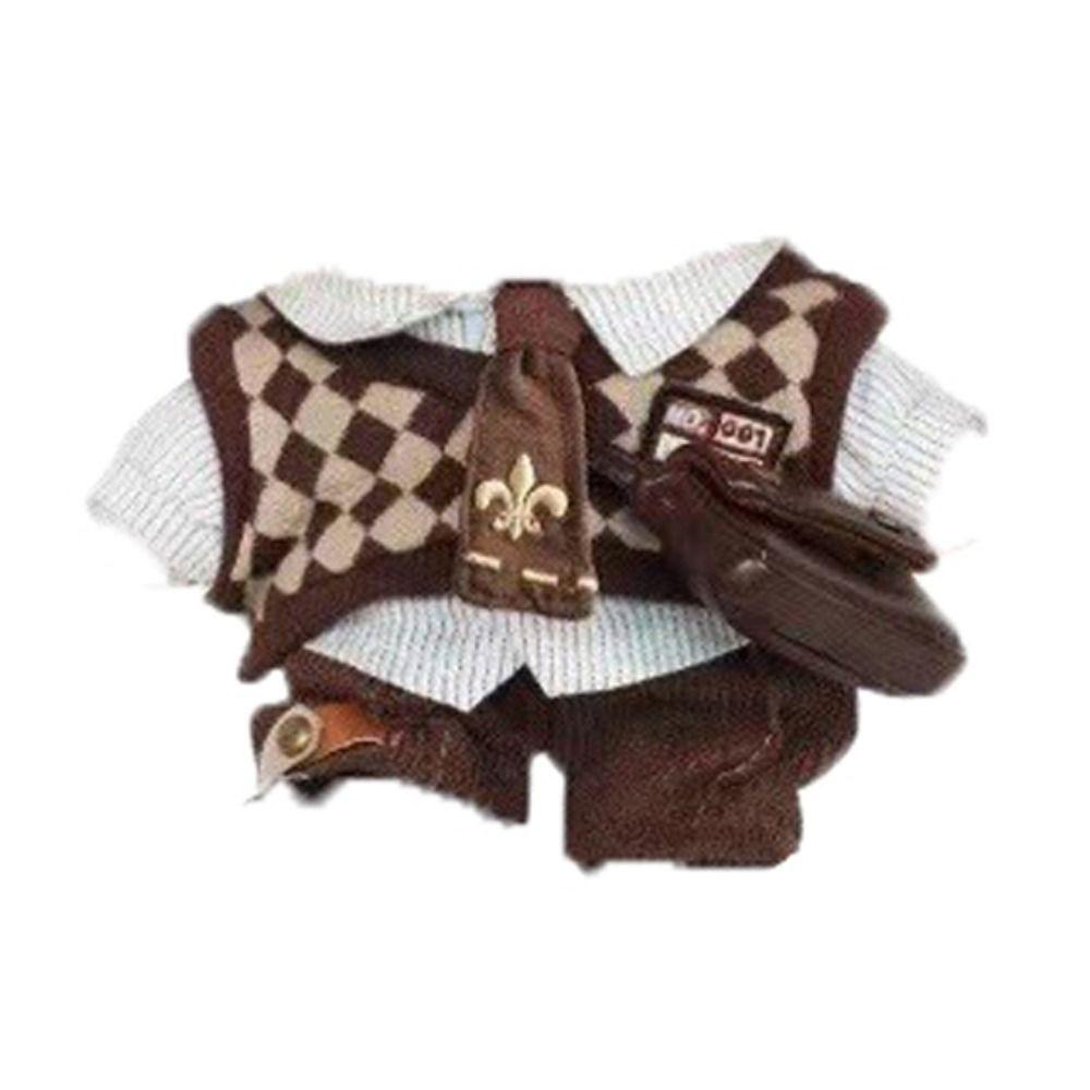 Одежда для кукол из хлопка Почтальон Униформа Без атрибутов Одежда для кукол Мягкая одежда для кукол Аксессуары для кукол